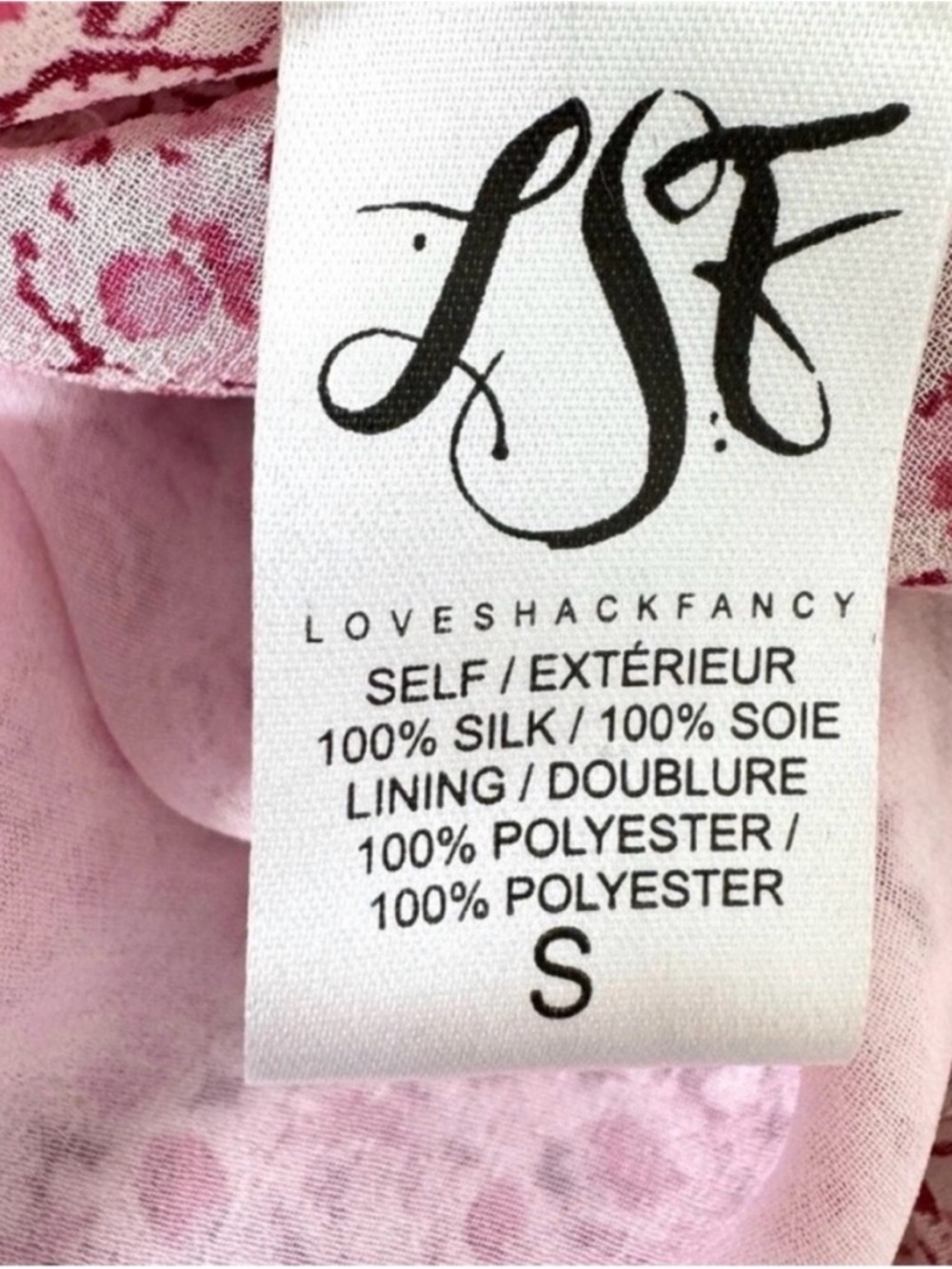 Loveshackfancy Nellie Top floral Pink Blouse NWOT - Picture 11 of 14